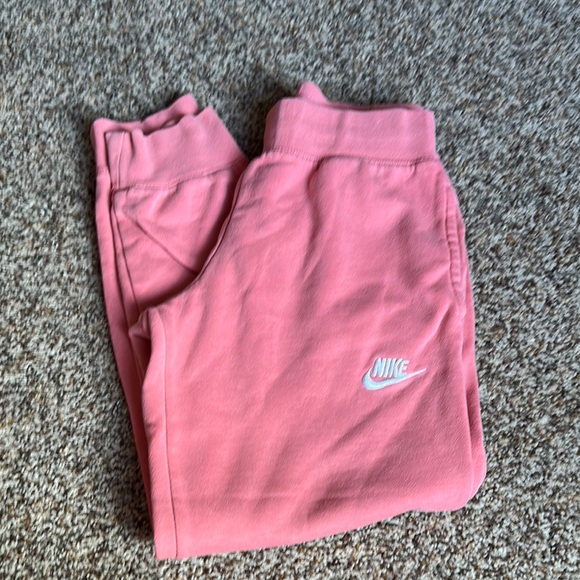 Nike Pink Sweatpants Relaxed Fit Joggers - Picture 1 of 3